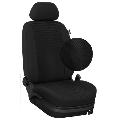 VW Tayron, ab Bj. 2025 - / Maßangefertigtes Komplettsetangebot 7-Sitzer :: 301. Stoff Buffalo / Stoff schwarz