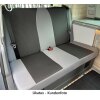 VW T6 / T6.1 California + California Beach, Bj. 06/2015 - / Maßangefertigter Rücksitzbezug Zweierbank