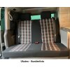 VW T6 / T6.1 California + California Beach, Bj. 06/2015 - / Maßangefertigter Rücksitzbezug Zweierbank