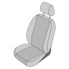 VW T6 / T6.1 California, Bj. 06/2015 - / Maßangefertigter Einzelsitzbezug hinten