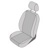 VW T6 / T6.1 California + California Beach, Bj. 06/2015 - / Maßangefertigter Einzelsitzbezug hinten