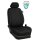 VW Passat 3G/B8, ab Bj. 2014 - / Maßangefertigter Rücksitzbezug :: 307. Stoff Softshel-schwarz / Stoff Softshel-schwarz / Stoff schwarz