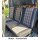 VW T6 / T6.1 Transporter / Caravelle, Bj. 06/2015 - / Maßangefertigter Rücksitzbezug Dreierbank 3. Reihe