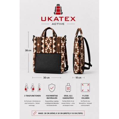 Travel Backpack „Active“ – Scandi-Dark