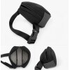 Crossbody „Daily“ – Alcantra-AIR-schwarz