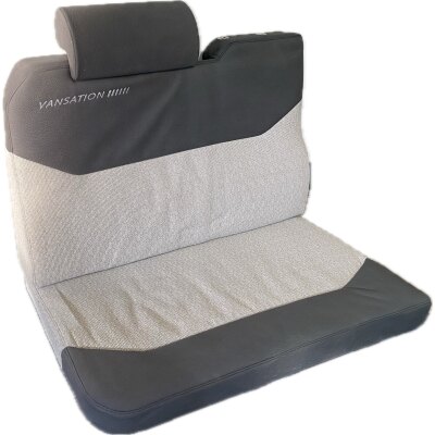 *Wohnmobil Knaus Vansation Rücksitzbezug für Zweierbank hinten im Design Stoff Colorado / Stoff schwarz, Art.Nr.: 9560