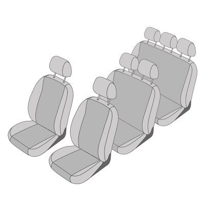 Mercedes Sprinter Transporter/Tourer (W907), ab Bj. 01/2018 - / Maßangefertigtes Komplettsetangebot 7-Sitzer
