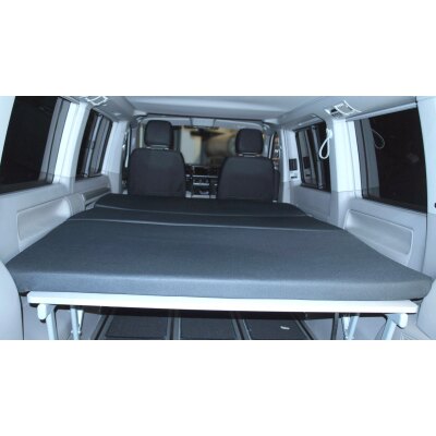 VW T5 California BEACH Visko Matratzenauflage / 3-teilige Schlafauflage für den Rücksitz