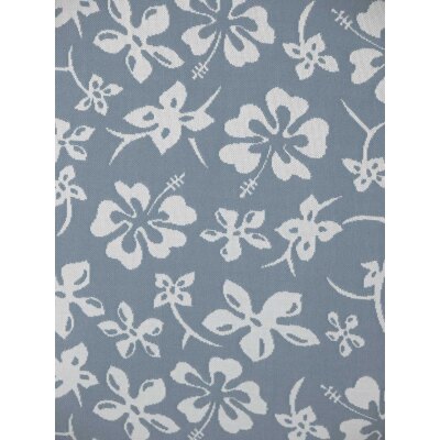 Stoff Hawaii-grau